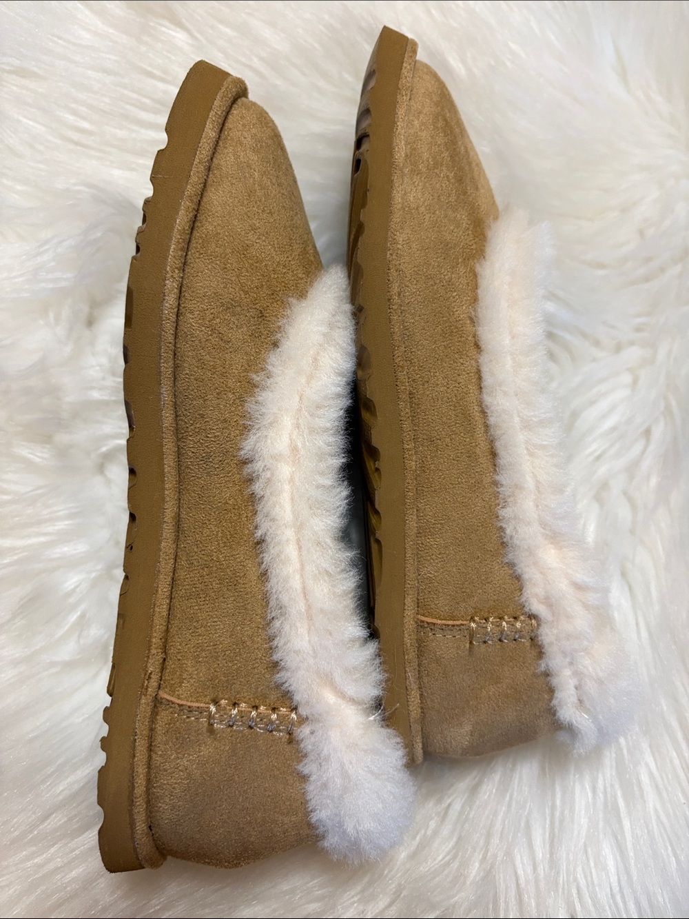 Luvvete Odette Tan Suede Microfiber Lined Slippers — image 8 of 8